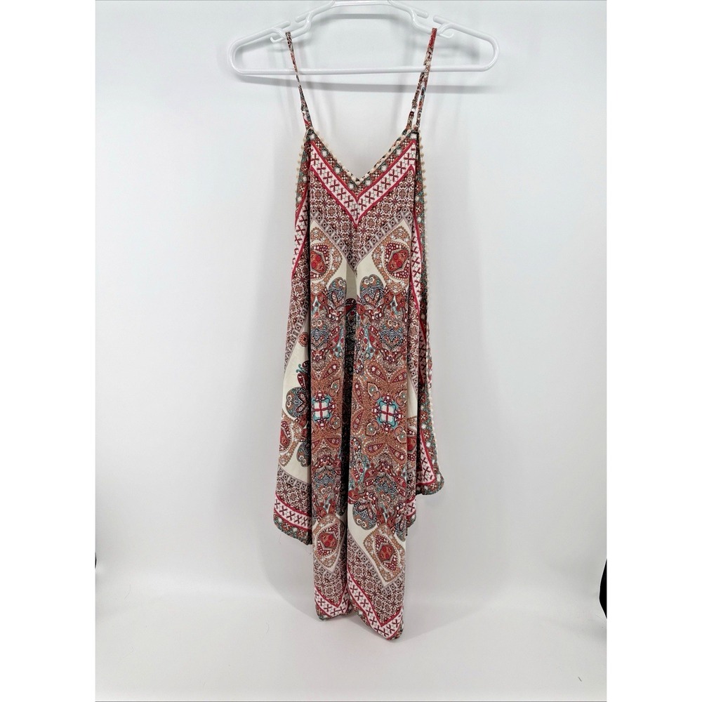 Molly Bracken Asymmetrical Scarf Dress One Size Fits Most Flowy Feminine Boho
